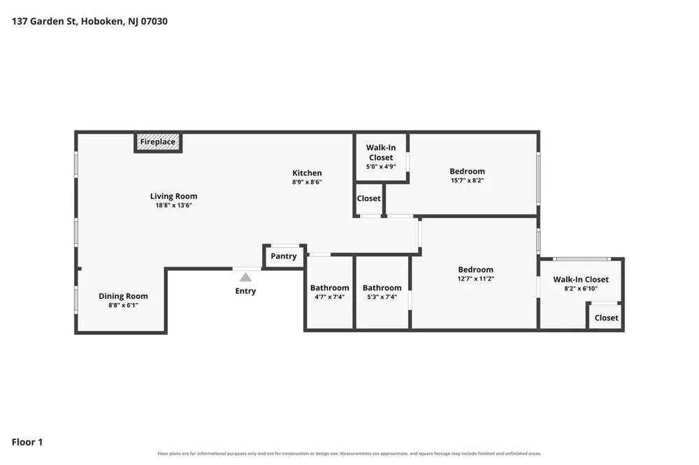 137 GARDEN ST Hoboken, NJ 07030