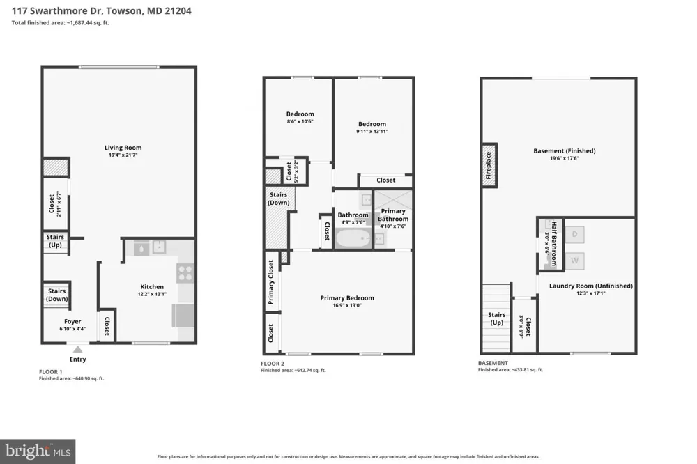 117 SWARTHMORE DRIVE #117 Towson, MD 21204