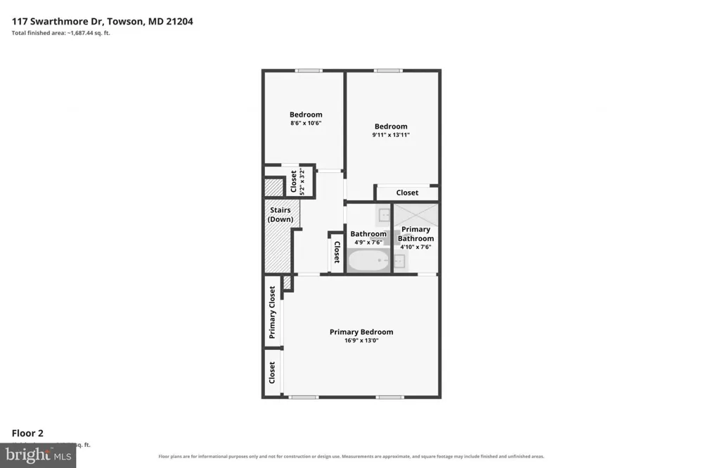 117 SWARTHMORE DRIVE #117 Towson, MD 21204