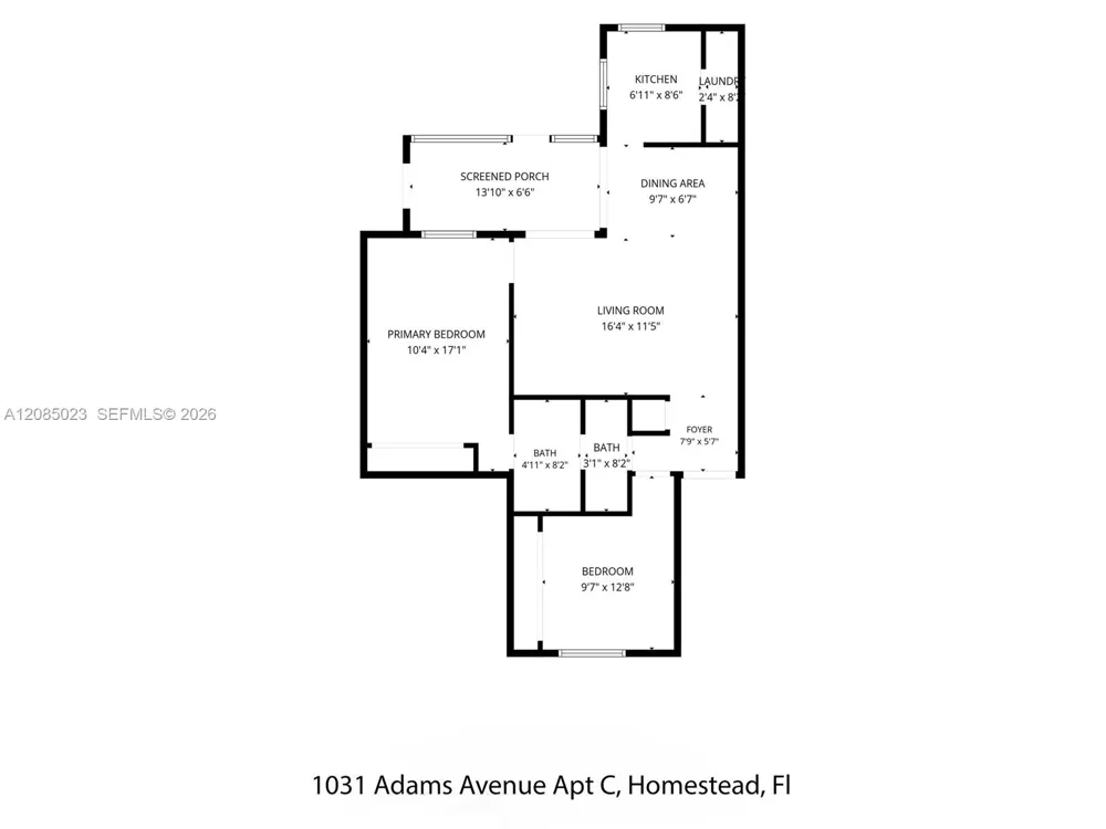 1031 Adams Ave #1031C Homestead, FL 33034