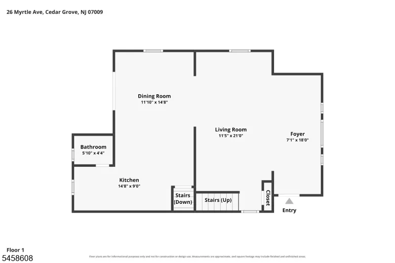 26 Myrtle Ave Cedar Grove, NJ 07009