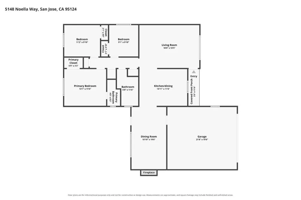 5148 Noella Way San Jose, CA 95124