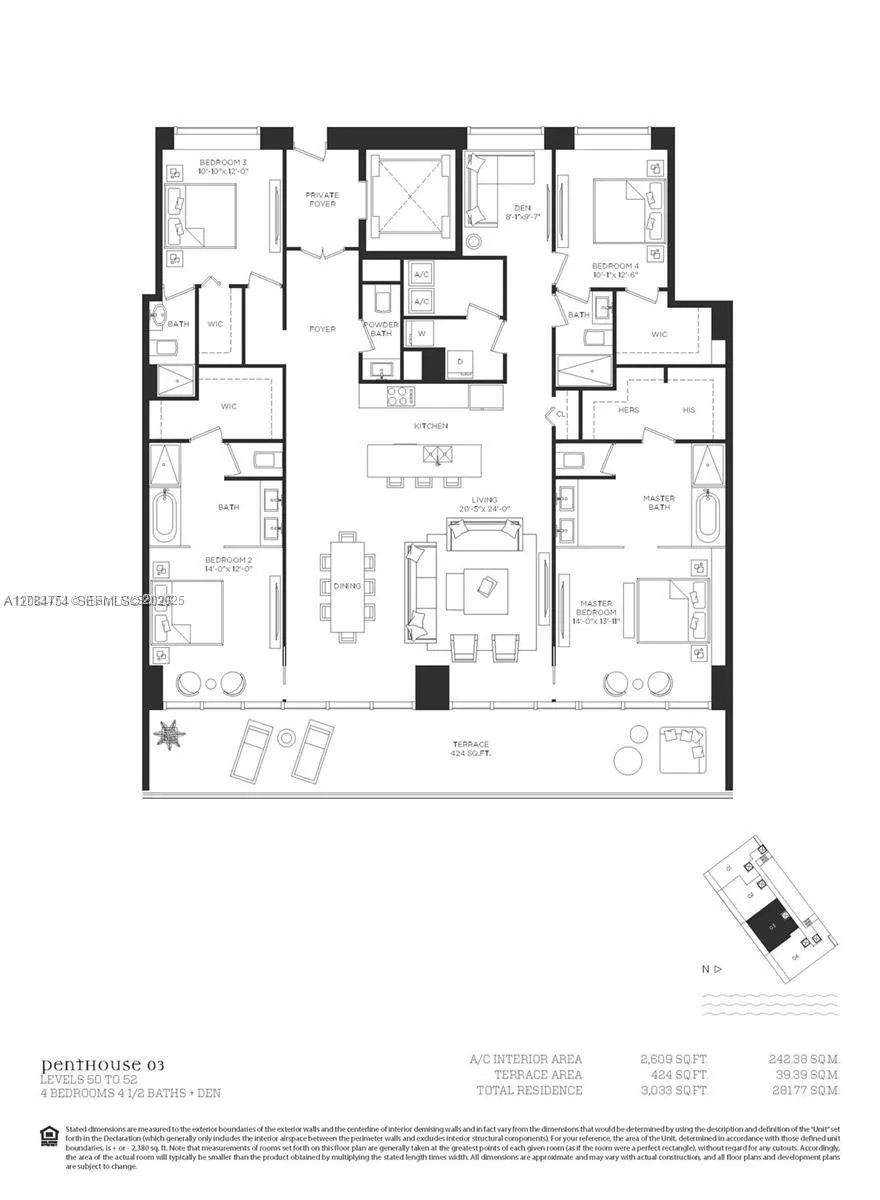 650 NE 32nd St #PH5003 Miami, FL 33137