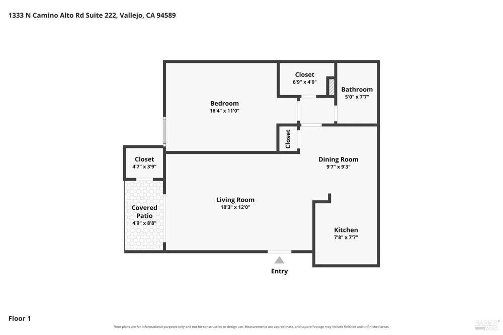 1333 Camino Alto ##222 Vallejo, CA 94589