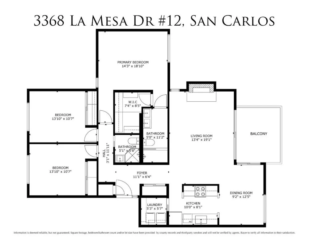 3368 La Mesa Drive #12 San Carlos, CA 94070