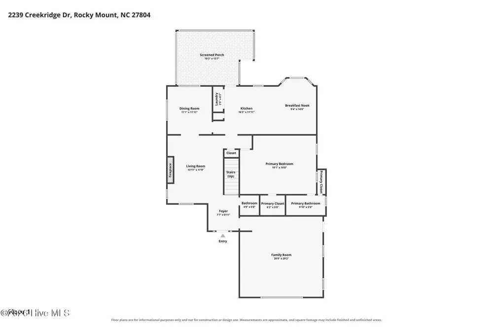 2239 Creekridge Drive Rocky Mount, NC 27804
