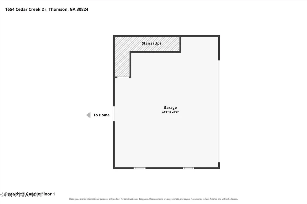 1654 NE Cedar Creek Drive Thomson, GA 30824