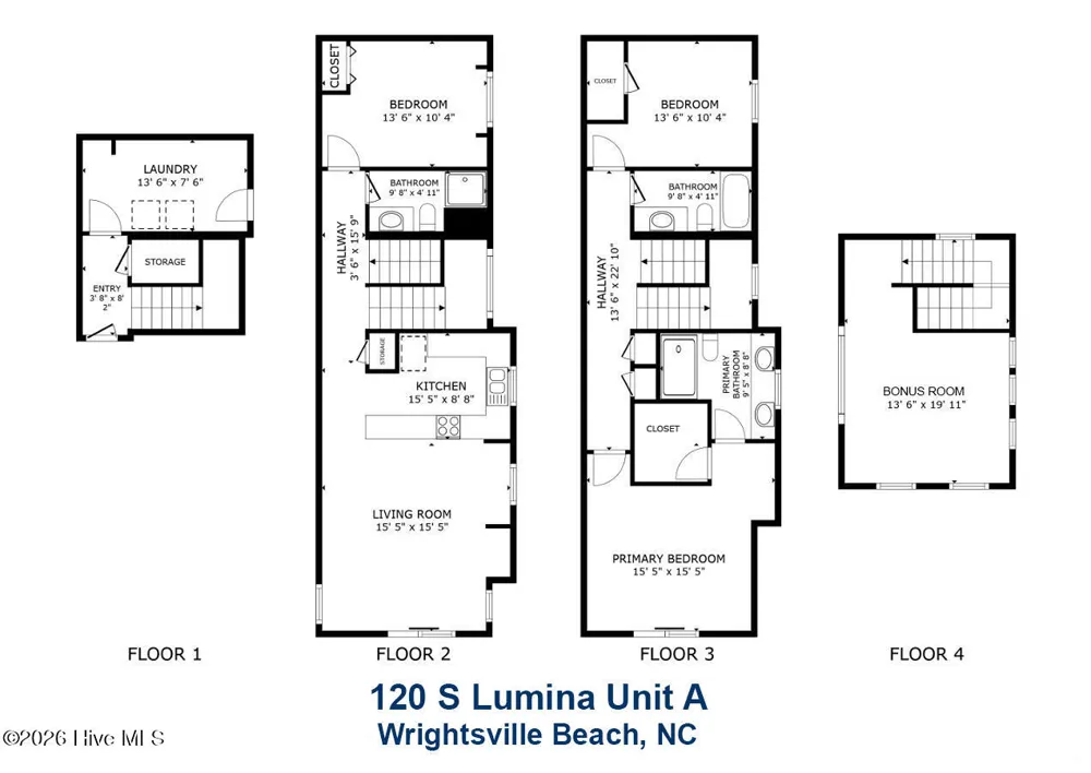 120 S Lumina Avenue S #A Wrightsville Beach, NC 28480