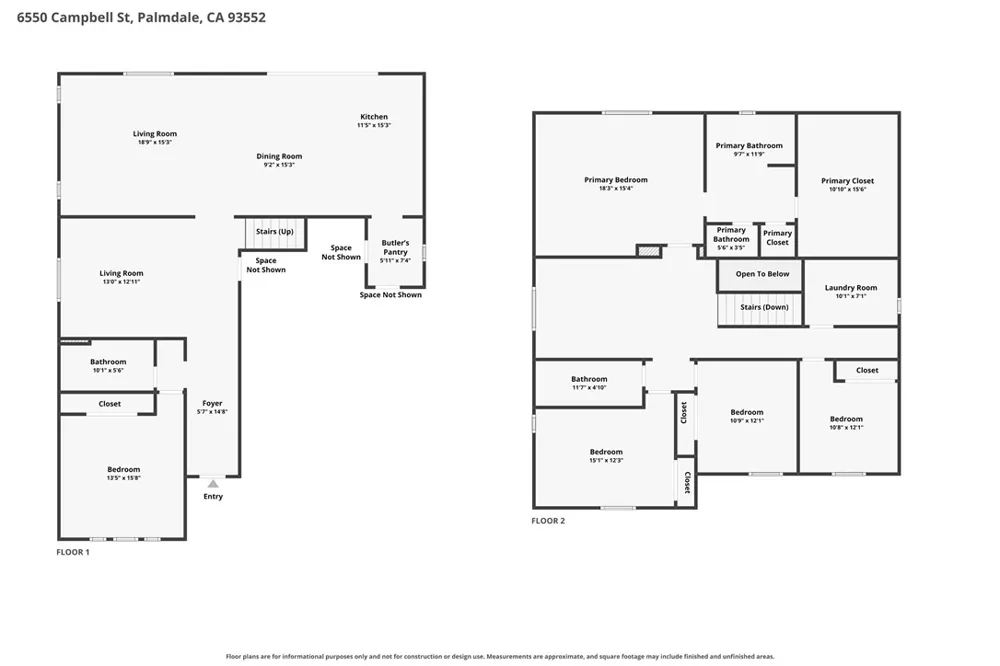 6550 Campbell Palmdale, CA 93552