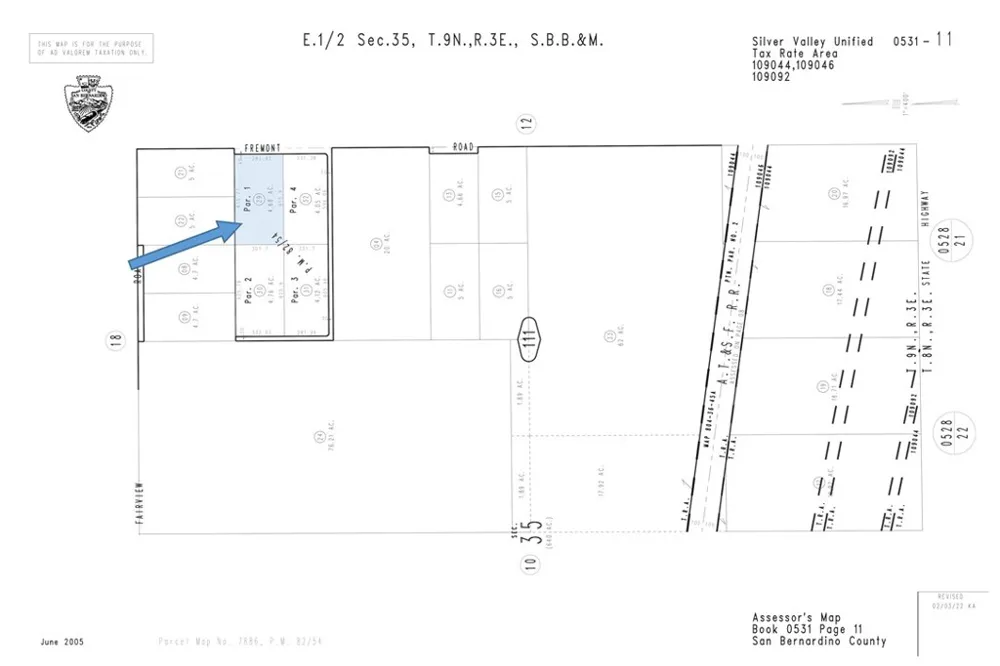 Fremont Rd s/o Fairview Rd Newberry Springs, CA 92265