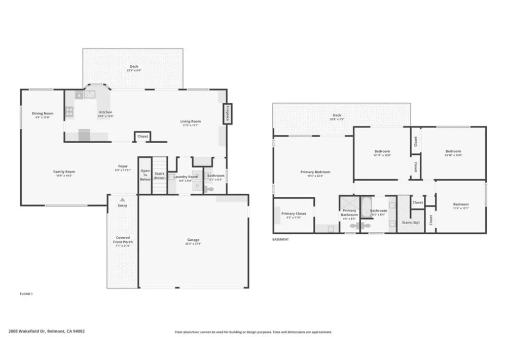 2808 Wakefield Drive Belmont, CA 94002