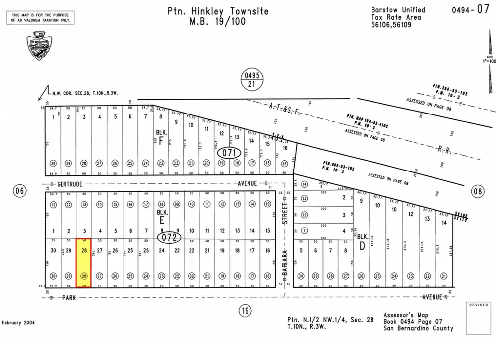 Park Avenue Hinkley, CA 92347