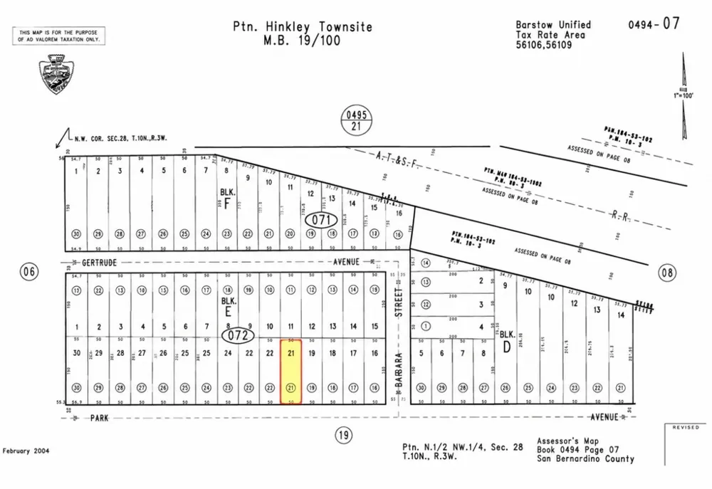 Park Avenue Hinkley, CA 92347