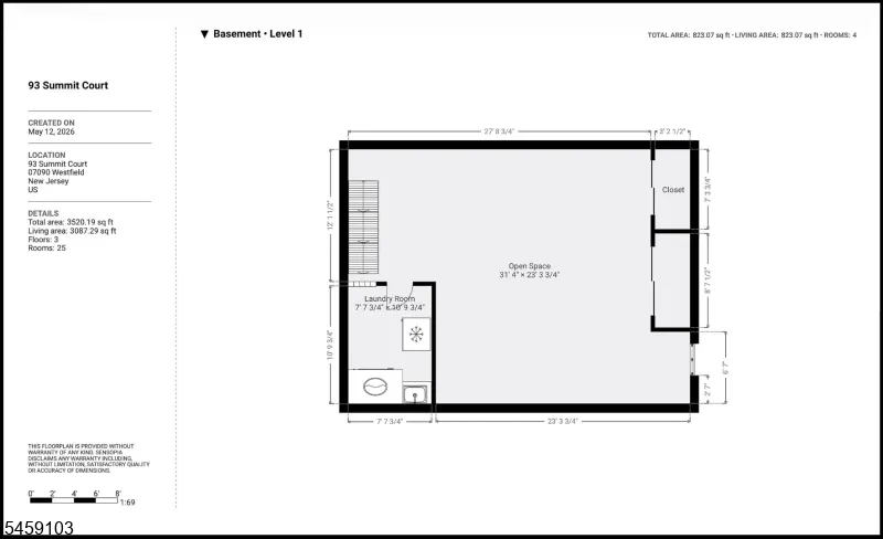 93 Summit Ct Westfield Town, NJ 07090