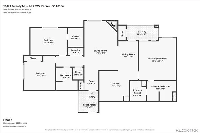 10841 Twenty Mile Road #205 Parker, CO 80134