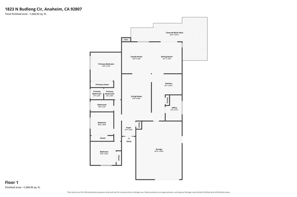 1823 Budlong Circle Anaheim, CA 92807