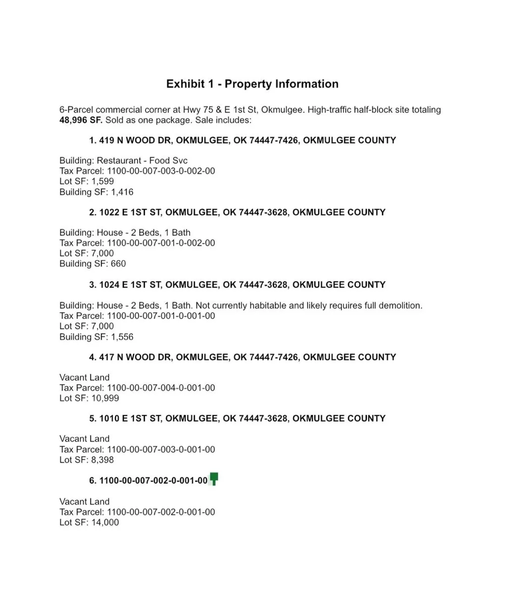 419 Wood Drive Okmulgee, OK 74447