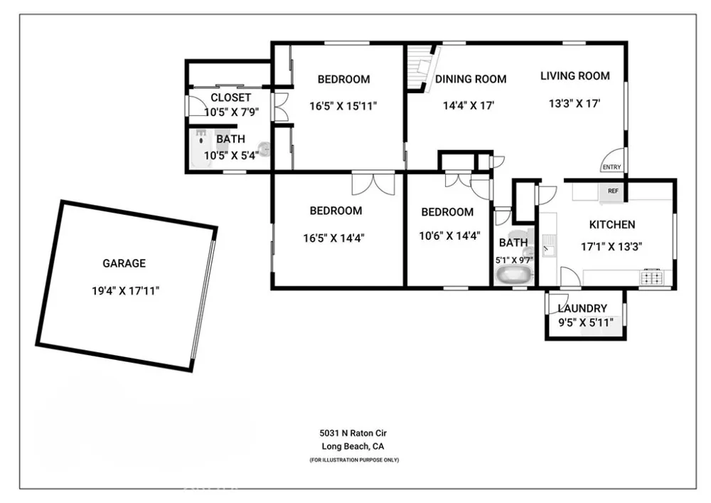 5031 Raton Long Beach, CA 90807