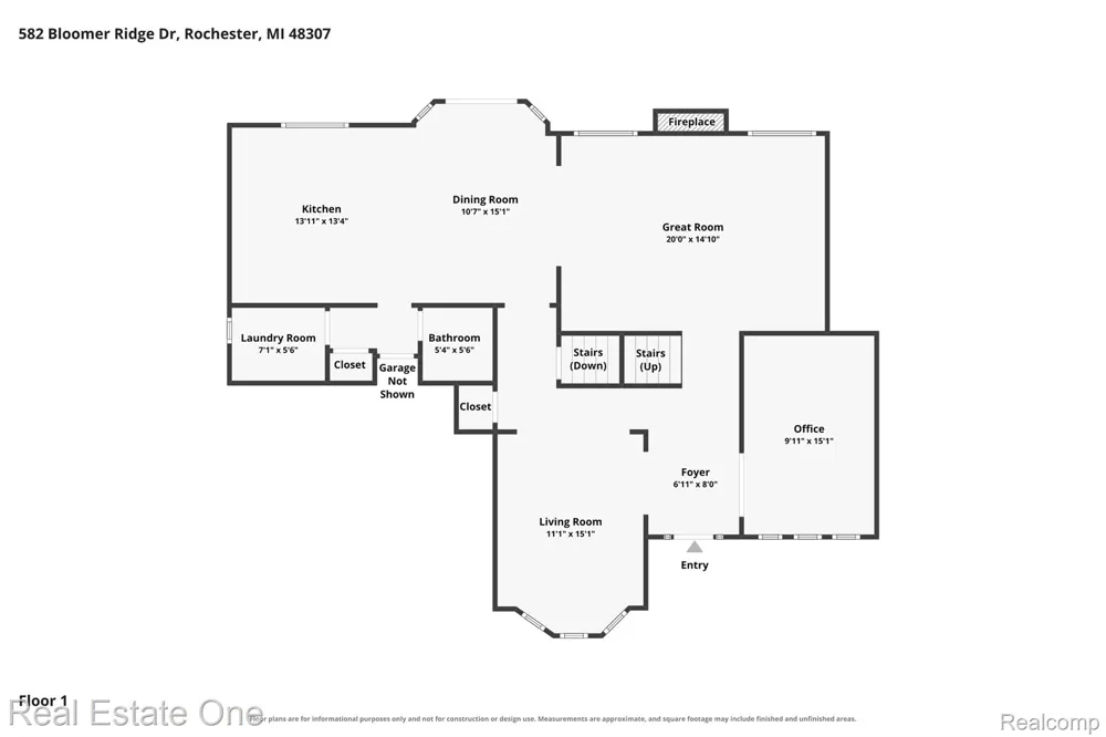 582 Bloomer Ridge Drive Rochester City, MI 48307