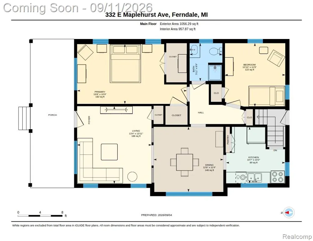 332 E Maplehurst Street Ferndale City, MI 48220