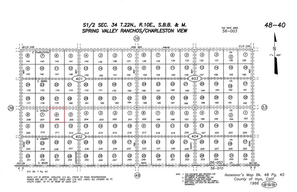 615 E Shirley Lane Tecopa, CA 92389