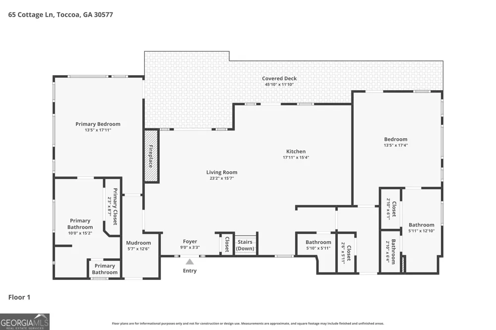 65 Cottage LN Toccoa, GA 30577