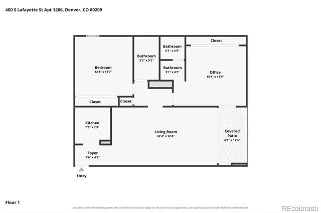 400 S Lafayette Street #1206 Denver, CO 80209