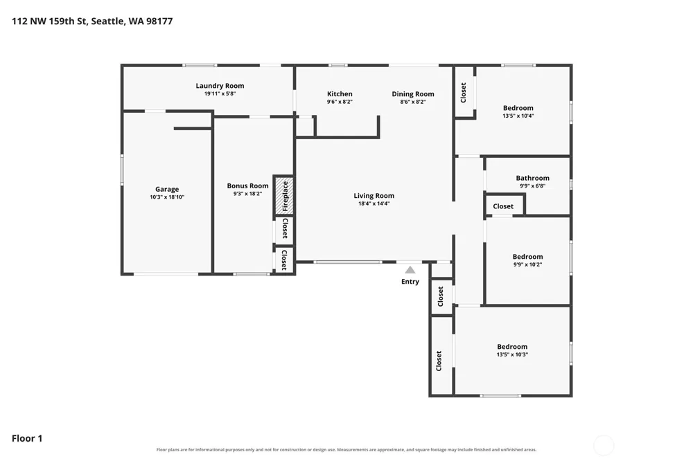 112 NW 159th Street Shoreline, WA 98177