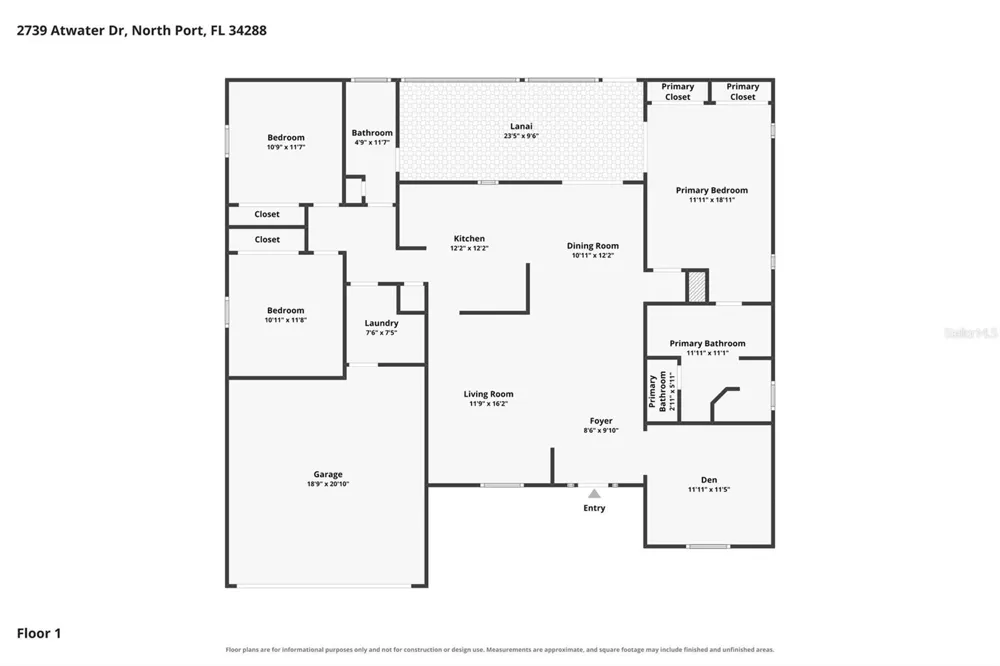 2739 ATWATER DRIVE North Port, FL 34288