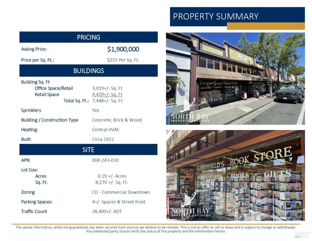 138 Main Street Sebastopol, CA 95472