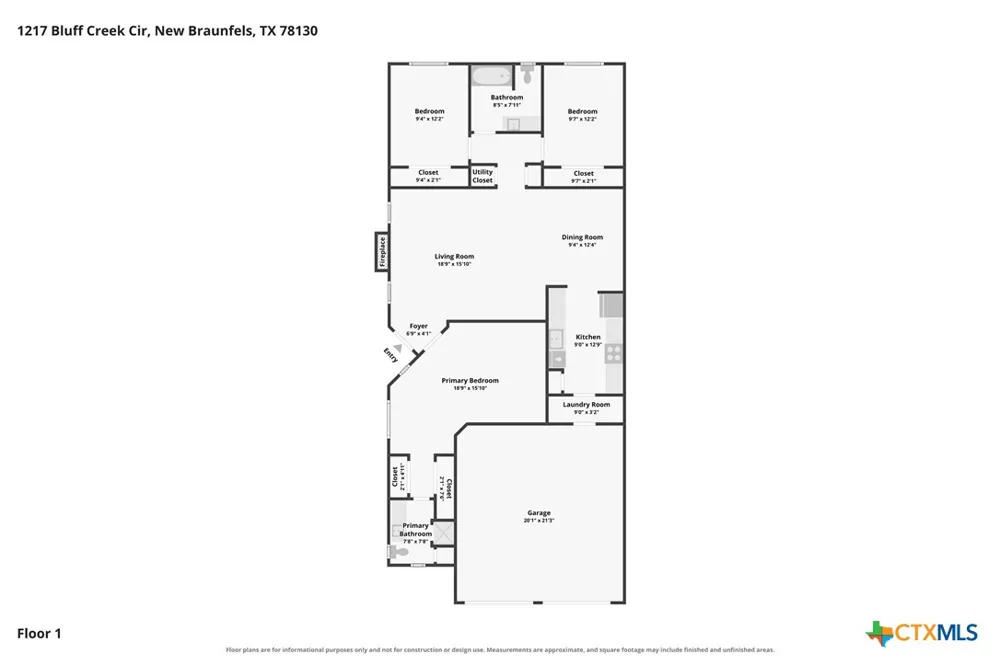 1217 Bluff Creek Circle New Braunfels, TX 78130
