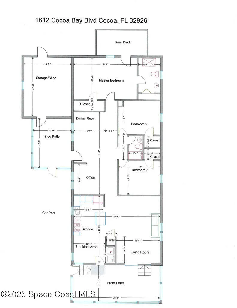 1612 Cocoa Bay Boulevard Cocoa, FL 32926