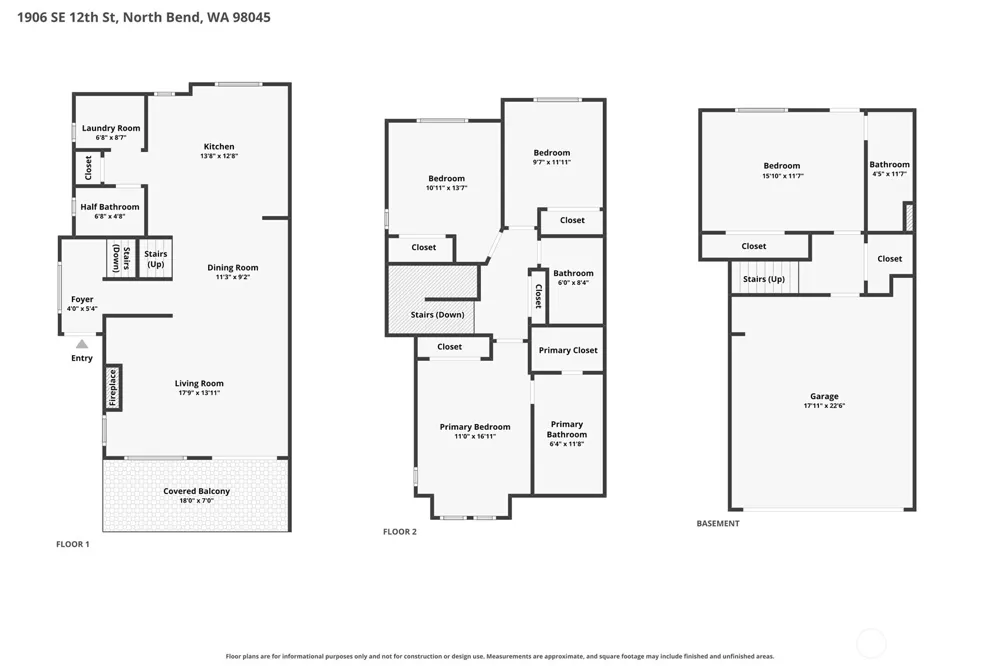 1906 SE 12 STREET North Bend, WA 98045