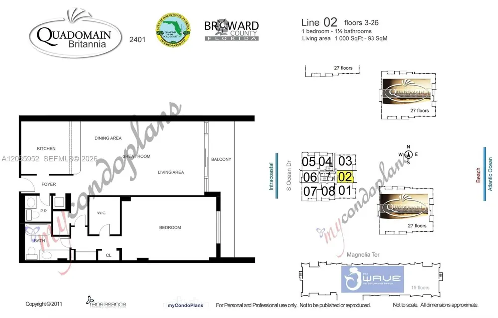 2401 S Ocean Dr #1702 Hollywood, FL 33019