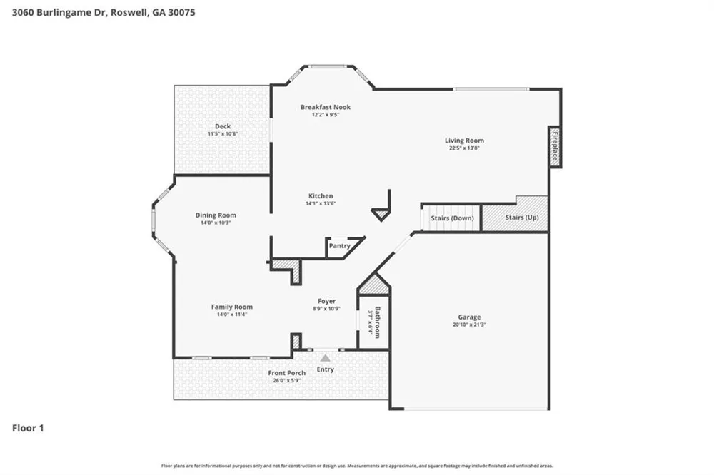 3060 Burlingame Drive Roswell, GA 30075