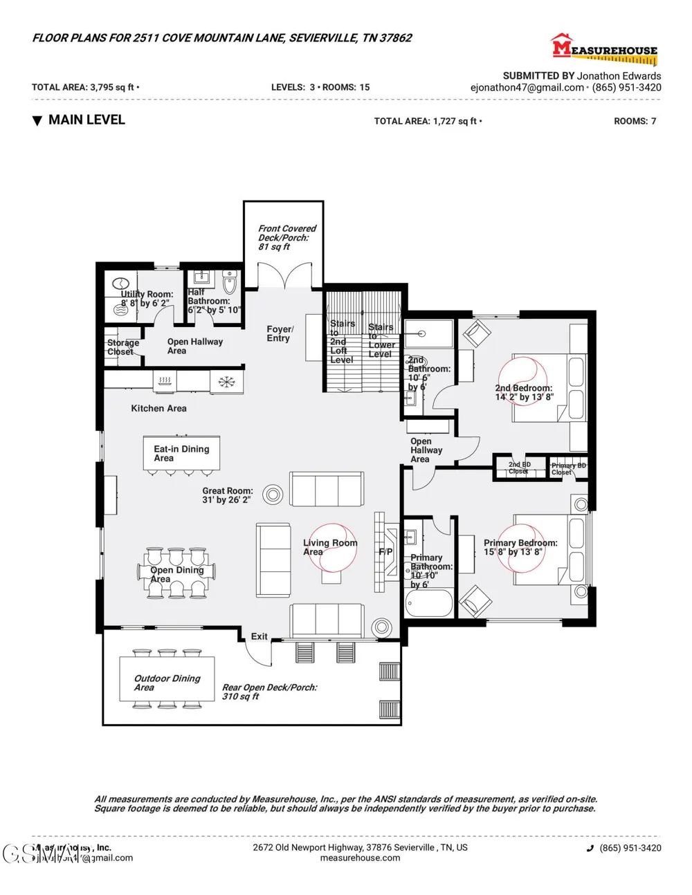 2511 Cove Mountain Lane Sevierville, TN 37862