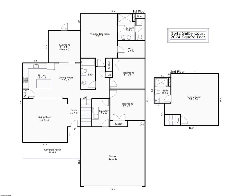 1542 Selby Court Leland, NC 28451