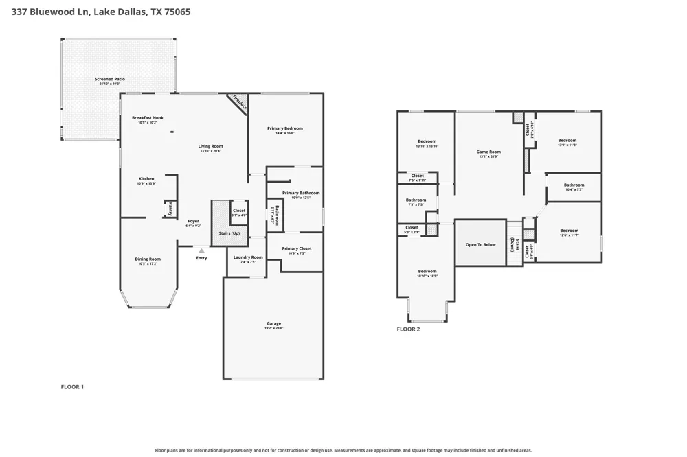 337 Bluewood Lane Lake Dallas, TX 75065