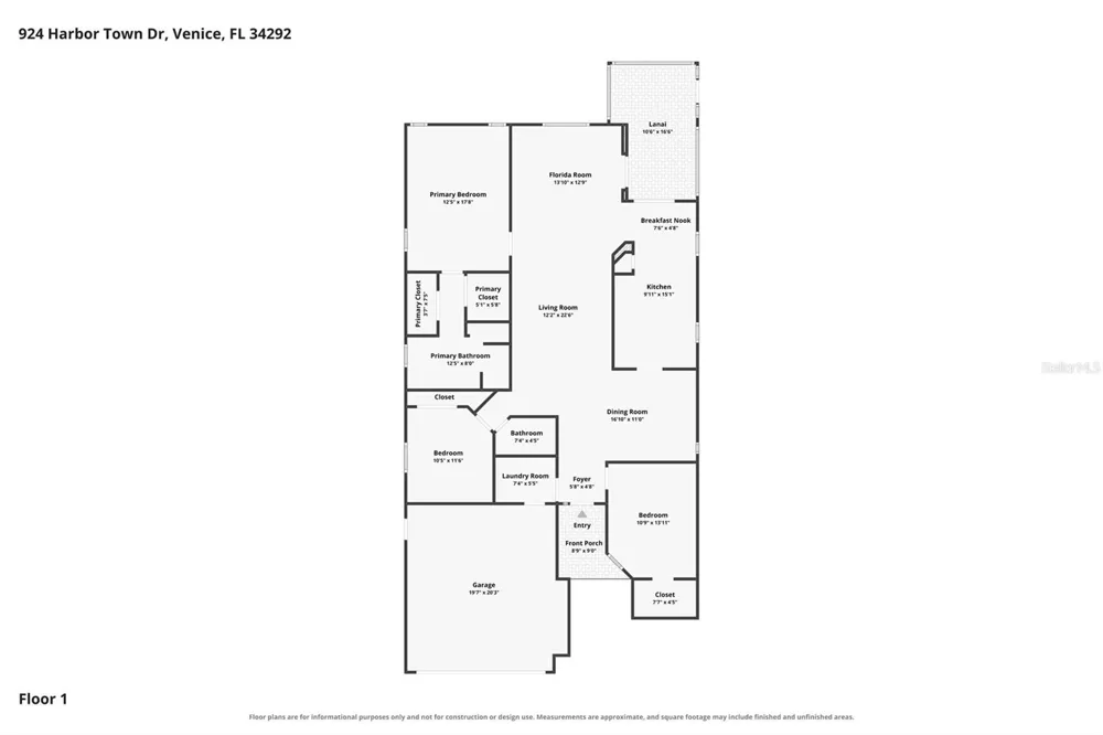 924 HARBOR TOWN DRIVE Venice, FL 34292
