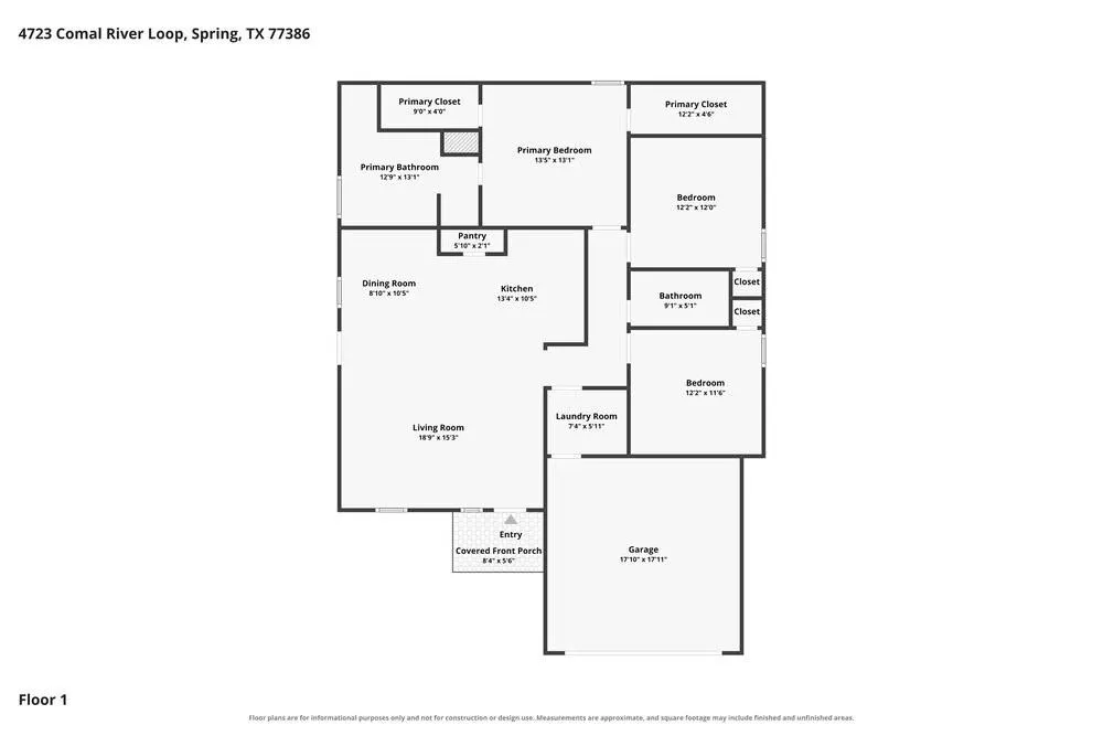 4723 Comal River Loop Spring, TX 77386