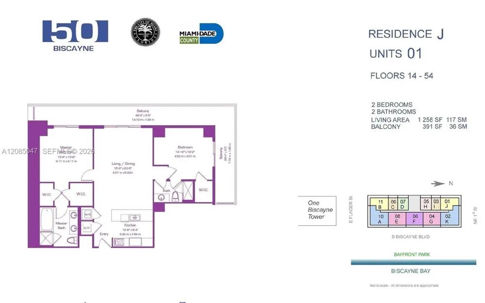 50 Biscayne Blvd #2801 Miami, FL 33132