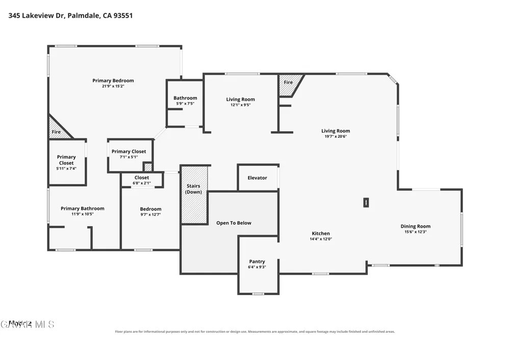 345 Lakeview Drive Palmdale, CA 93551