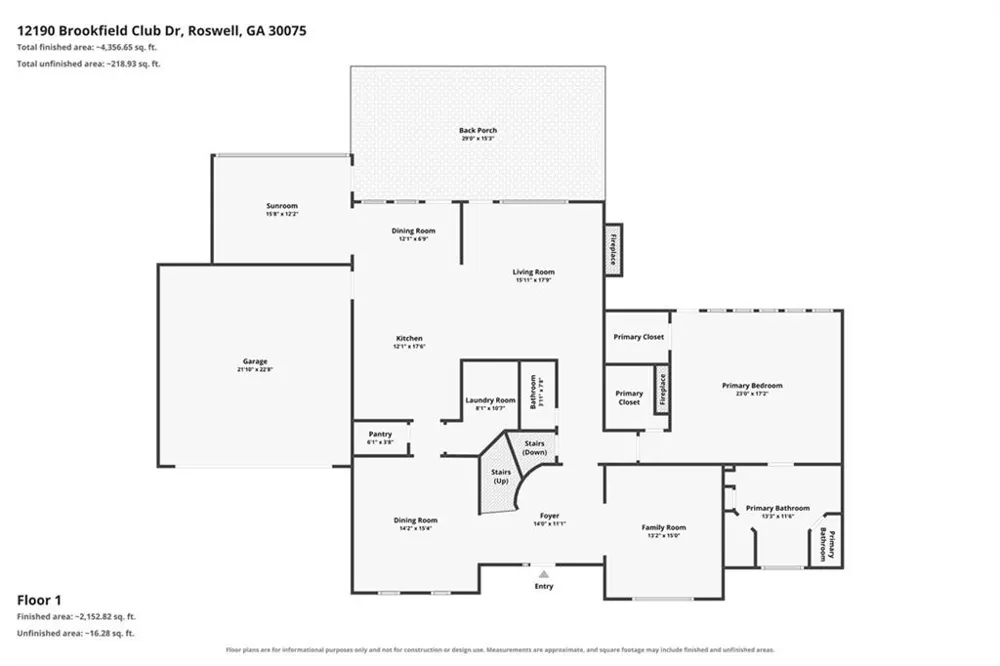 12190 Brookfield Club Drive Roswell, GA 30075