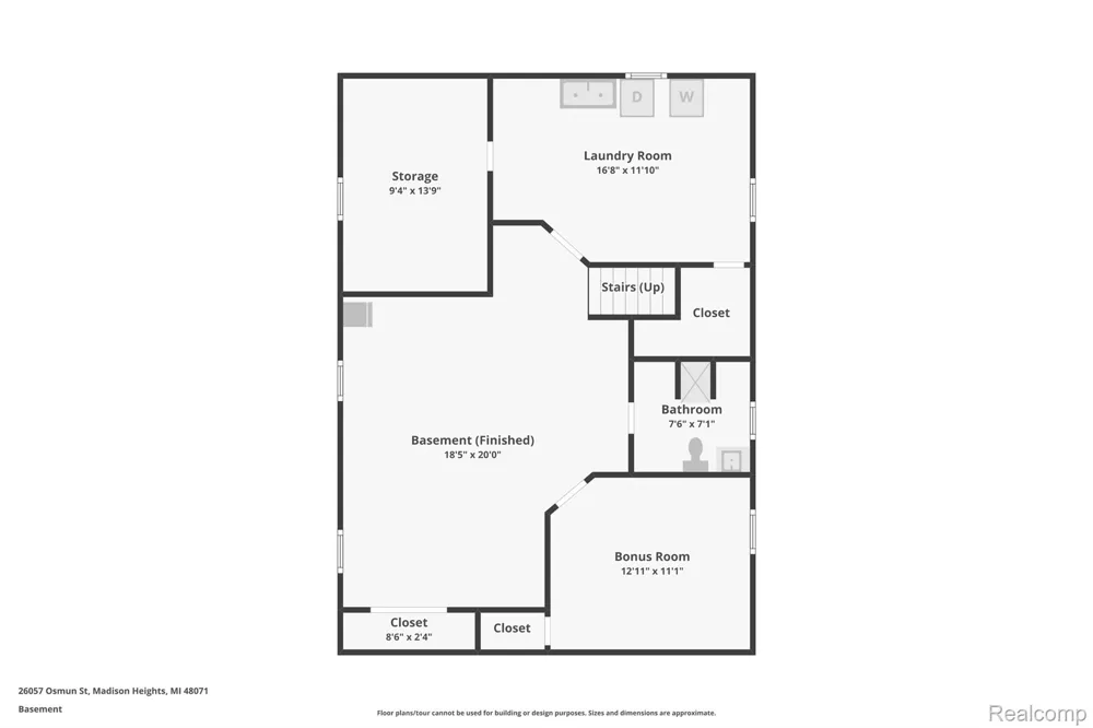 26057 Osmun Street Madison Heights City, MI 48071