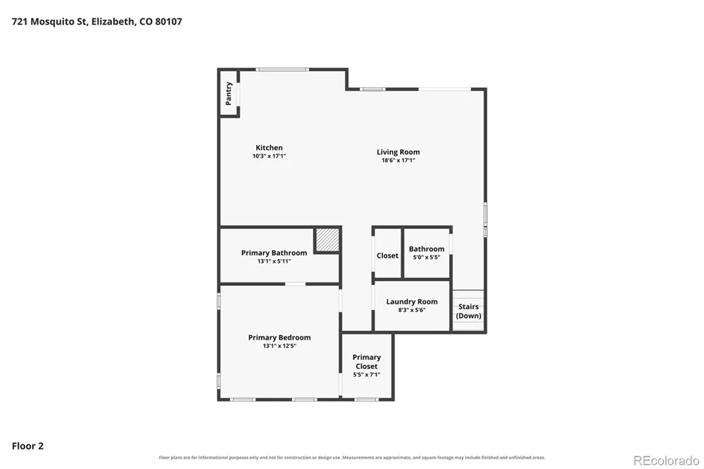 721 Mosquito Street Elizabeth, CO 80107