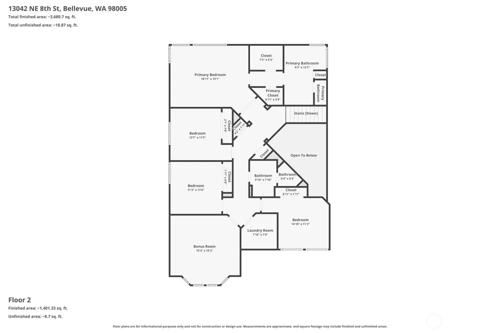 13042 NE 8th Street Bellevue, WA 98005