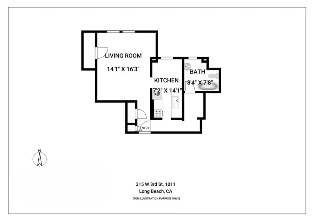 315 W 3rd #1011 Long Beach, CA 90802