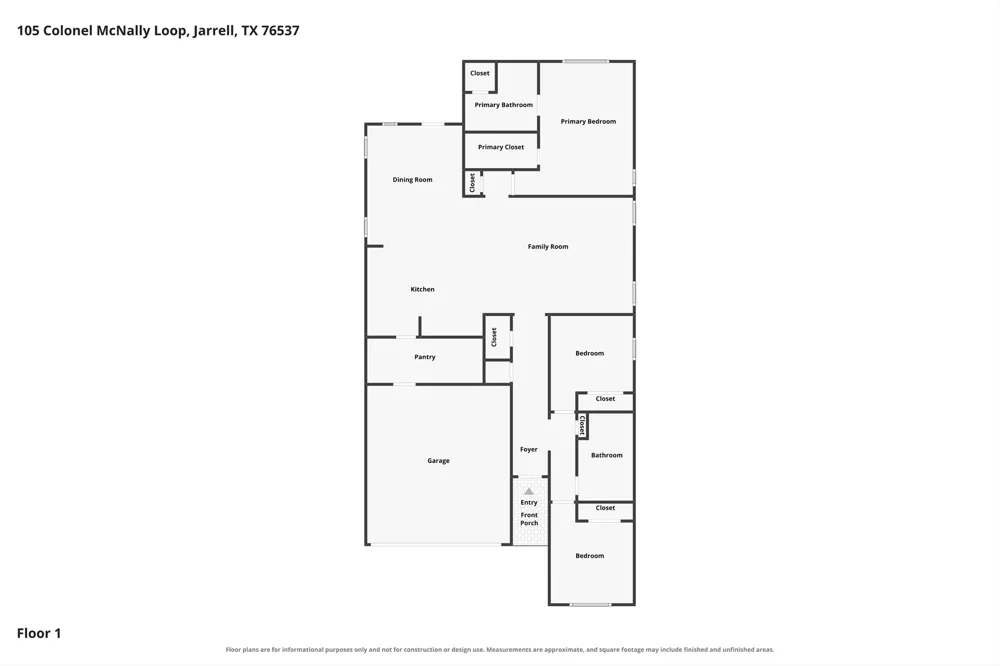 105 Colonel McNally Loop Jarrell, TX 76537
