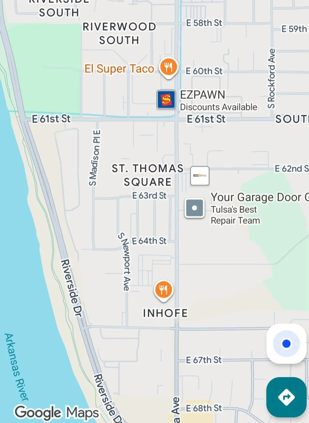 Address Not Shown Tulsa, OK 74136