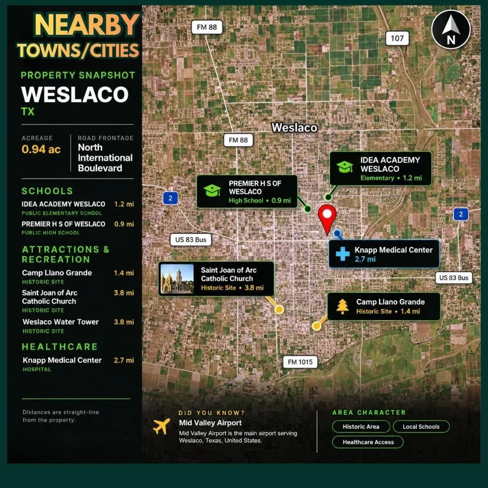 E Pike Boulevard Weslaco, TX 78599